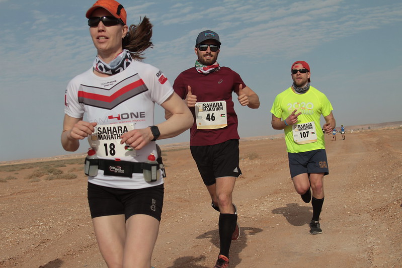 Claudia Pusch läuft Marathon in der Westsahara