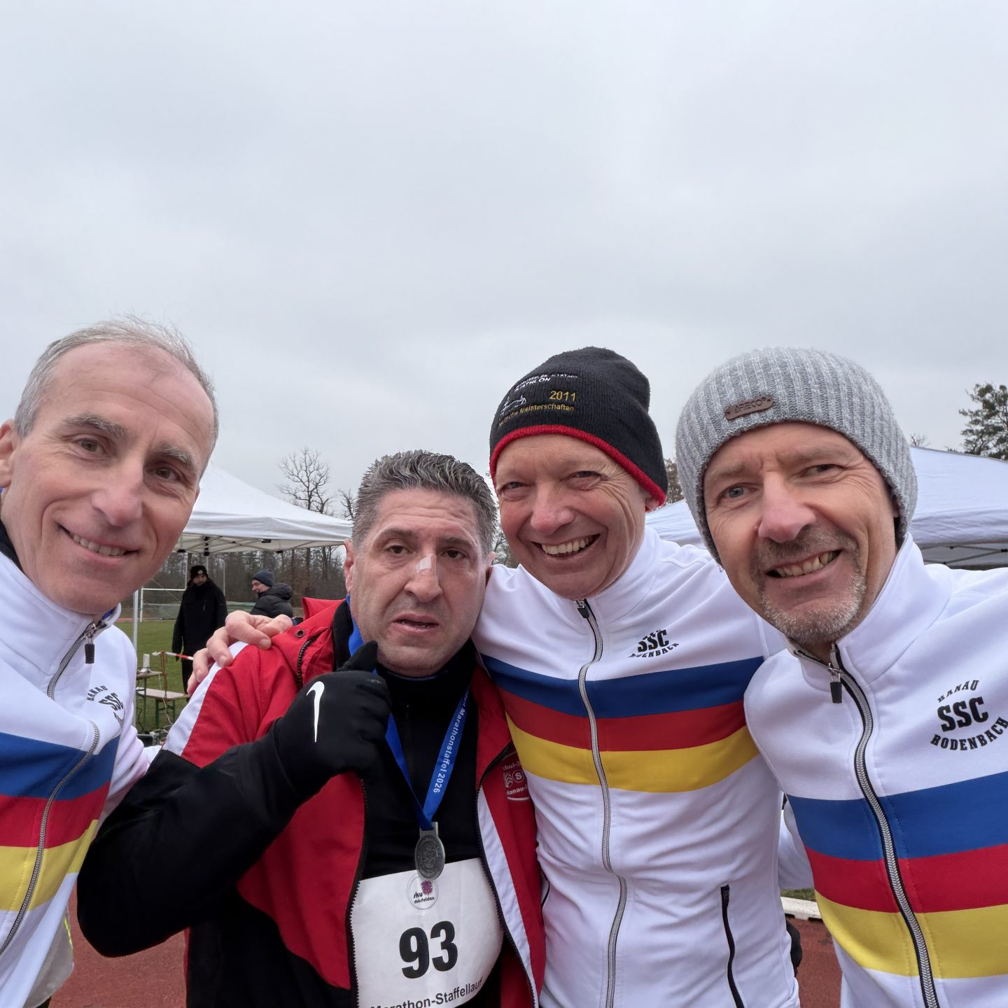 SSC-Senioren mit starker Leistung beim Mörfelder Staffelmarathon: Platz 6 von 127 Staffeln!